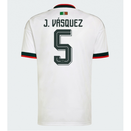 Billige Fotballdrakt Mexico Johan Vasquez #5 Replika Bortedrakt VM 2026 Kortermet Billige Fotballdrakt Mexico Johan Vasquez #5 Replika Bortedrakt VM 2026 Kortermet